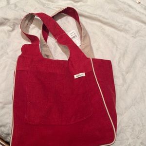 Neiman Marcus tote corduroy material